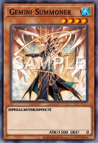 Gemini Summoner, Yu-Gi-Oh! card, WATER