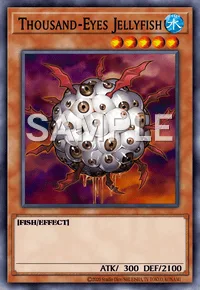 Thousand-Eyes Jellyfish, Yu-Gi-Oh! card, WATER