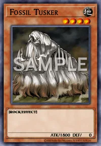 Fossil Tusker, Yu-Gi-Oh! card, EARTH