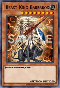 Beast King Barbaros, Yu-Gi-Oh! card, EARTH