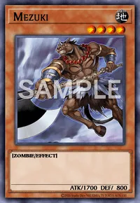 Mezuki, Yu-Gi-Oh! card, EARTH