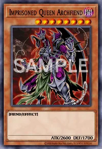 Imprisoned Queen Archfiend, Yu-Gi-Oh! card, DARK