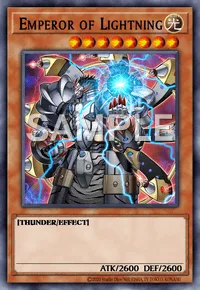 Emperor of Lightning, Yu-Gi-Oh! card, LIGHT