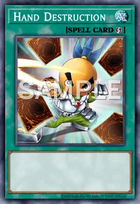 Hand Destruction, Yu-Gi-Oh! card, SPELL