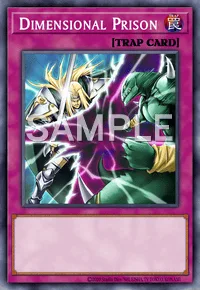 Dimensional Prison, Yu-Gi-Oh! card, TRAP