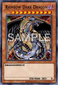 Rainbow Dark Dragon, Yu-Gi-Oh! card, DARK