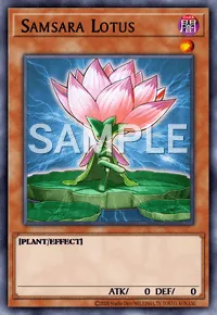 Samsara Lotus, Yu-Gi-Oh! card, DARK