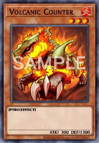 Volcanic Counter, Yu-Gi-Oh! card, FIRE