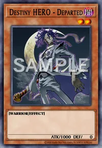 Destiny HERO - Departed, Yu-Gi-Oh! card, DARK