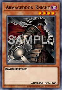 Armageddon Knight, Yu-Gi-Oh! card, DARK