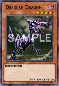 Obsidian Dragon, Yu-Gi-Oh! card, DARK