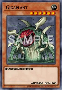 Gigaplant, Yu-Gi-Oh! card, EARTH
