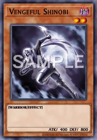 Vengeful Shinobi, Yu-Gi-Oh! card, DARK