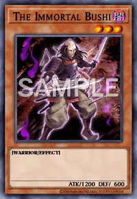 The Immortal Bushi, Yu-Gi-Oh! card, DARK