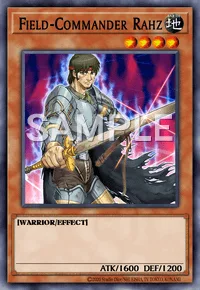 Field-Commander Rahz, Yu-Gi-Oh! card, EARTH