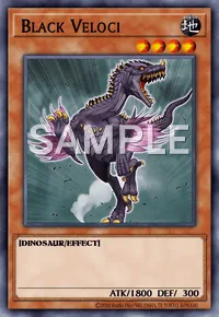 Black Veloci, Yu-Gi-Oh! card, EARTH