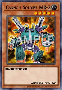 Cannon Soldier MK-2, Yu-Gi-Oh! card, EARTH