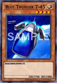 Blue Thunder T-45, Yu-Gi-Oh! card, LIGHT