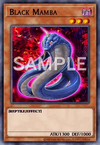 Black Mamba, Yu-Gi-Oh! card, DARK