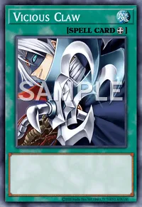 Vicious Claw, Yu-Gi-Oh! card, SPELL