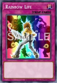 Rainbow Life, Yu-Gi-Oh! card, TRAP