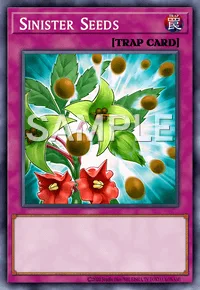 Sinister Seeds, Yu-Gi-Oh! card, TRAP