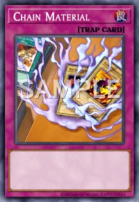 Chain Material, Yu-Gi-Oh! card, TRAP
