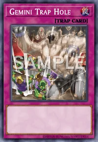 Gemini Trap Hole, Yu-Gi-Oh! card, TRAP