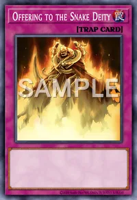 Offering to the Snake Deity, Yu-Gi-Oh! card, TRAP