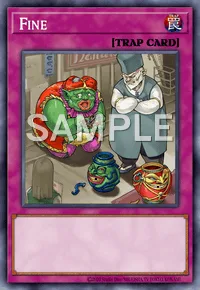 Fine, Yu-Gi-Oh! card, TRAP