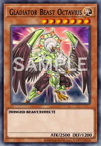 Gladiator Beast Octavius, Yu-Gi-Oh! card, LIGHT