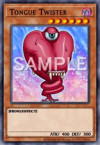 Tongue Twister, Yu-Gi-Oh! card, DARK