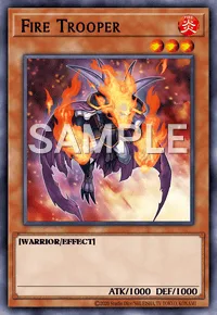 Fire Trooper, Yu-Gi-Oh! card, FIRE