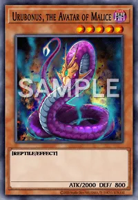 Urubonus, the Avatar of Malice, Yu-Gi-Oh! card, DARK