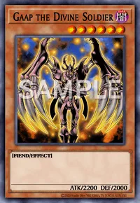 Gaap the Divine Soldier, Yu-Gi-Oh! card, DARK