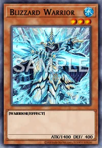 Blizzard Warrior, Yu-Gi-Oh! card, WATER
