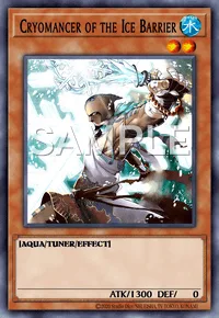 Cryomancer of the Ice Barrier, Yu-Gi-Oh! card, WATER