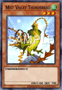 Mist Valley Thunderbird, Yu-Gi-Oh! card, WIND