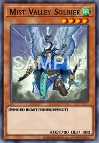 Mist Valley Soldier, Yu-Gi-Oh! card, WIND