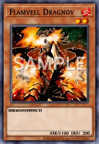 Flamvell Dragnov, Yu-Gi-Oh! card, FIRE
