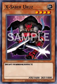 X-Saber Uruz, Yu-Gi-Oh! card, EARTH