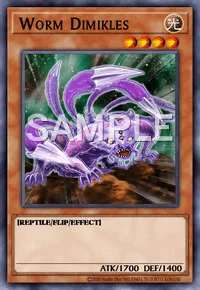 Worm Dimikles, Yu-Gi-Oh! card, LIGHT