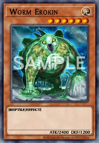 Worm Erokin, Yu-Gi-Oh! card, LIGHT