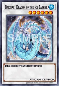 Brionac, Dragon of the Ice Barrier, Yu-Gi-Oh! card, WATER