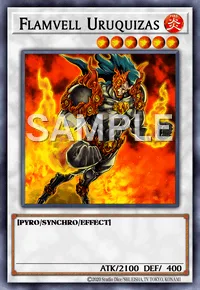 Flamvell Uruquizas, Yu-Gi-Oh! card, FIRE