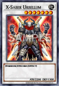 X-Saber Urbellum, Yu-Gi-Oh! card, EARTH