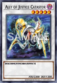 Ally of Justice Catastor, Yu-Gi-Oh! card, DARK