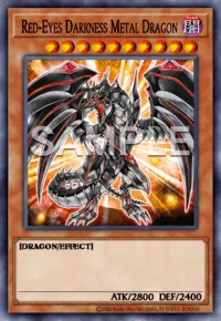 Red-Eyes Darkness Metal Dragon, Yu-Gi-Oh! card, DARK