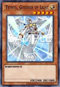 Tethys, Goddess of Light, Yu-Gi-Oh! card, LIGHT