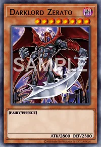 Darklord Zerato, Yu-Gi-Oh! card, DARK